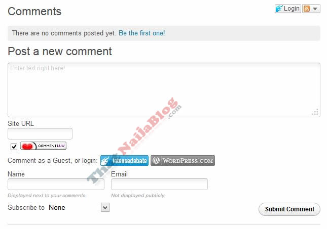 How To Install CommentLuv Enabled IntenseDebate On Blogger