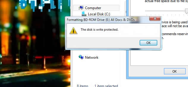 format write protected flash drives